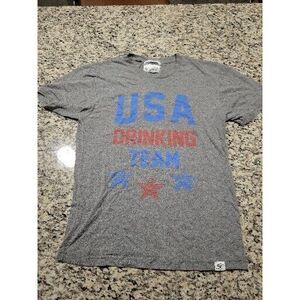 Kid‎ Dangerous T Shirt Mens Small Gray Blue USA Drinking Team Party Frat